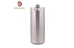 China Single Wall Stainless Mini Keg , Food Grade 4L 1 Gallon Mini Keg supplier