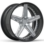 BBF31 Classic hollow out design of 5 spokes Benz 20x10 2 Piece Forged Wheels for sale