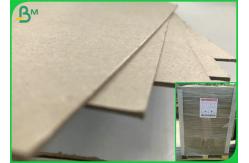 China Uncoated Grayboard Smooth Surface Booking Binding Board 1.2MM For Covers supplier