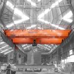 10T QD Double Girder Overhead Crane 50Hz Electric Remote Controlled for sale