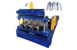 China Galvanized Steel Metal Deck Roll Forming Machine 15kw 380V supplier
