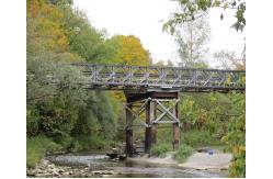 China Prefabricated Temporary Bailey Bridge Steel Structure Bridge Q345B-Q460C Grade supplier