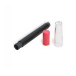 Clear Plastic Pencil Lipstick Tubes with Lip Gloss Brush for Cosmetic Packaging