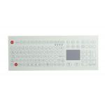 108 Keys IP65 Industrial Membrane Keyboard Top Panel Mounting for sale
