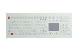 China 108 Keys IP65 Industrial Membrane Keyboard Top Panel Mounting supplier