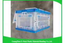 China Stackable Collapsible Plastic Containers Convenience Transport 600 * 400 * 88mm supplier