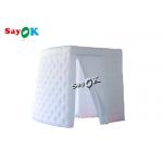 Professional Photo Studio Customized White Double Door Inflatable Photo Booth Props For Party Event for sale
