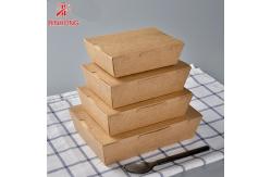China Takeout Recycled Folding Paper Take Away Box Disposable 24oz supplier