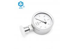China AFK Stainless Steel Gas Differential Manometer Diaphragm Pressure Gauge 6bar supplier