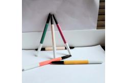 China Double Ended Auto Eyebrow Pencil Slim Shape Long Standing Customizable supplier