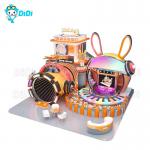 Rabbit Theme Indoor Playground with Slide and Interactive Wall Games for 100+ Kids for sale