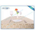 Printed tnt Environmental Spunbond Non Woven Tablecloths For Hotel for sale
