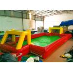 Customized Inflatable Football Field Interactive Sport Games Inflatable Water Soccer Field
