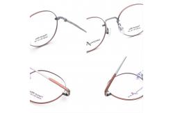 China New Arrival Portable Trendy Β Titanium Glasses Frame Unisex 66362 supplier