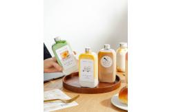 China 400ml Biodegradable Plastic Juice Bottles Boba Tea Container supplier