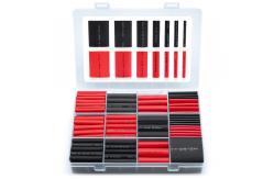 China Adhesive Lined Heat Shrink Tubing Kit 3:1 Ratio 200pcs Plastic Material supplier