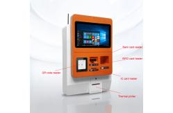 China Space Saving Wallmount Touchscreen Kiosk 11 - 21 LCD Landscape Display supplier