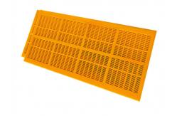 China Self Cleaning Dewatering Polyurethane Screen Mesh For Broken Aggregates 1200x305 supplier