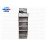 Temporary Cardboard Shelf Display Led Lights CMYK / 4C Print For Holidays