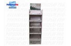 China Temporary Cardboard Shelf Display Led Lights CMYK / 4C Print For Holidays supplier