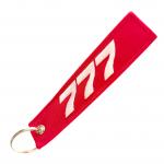 Dual-Color 777 Keyring | Polyester & Metal Fusion | Rust-Proof Hardware | Gift-Ready​ for sale