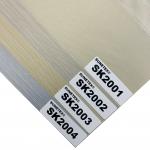 Double Layer Day And Night Blind Zebra Curtain Fabric Roll Length 50m for sale