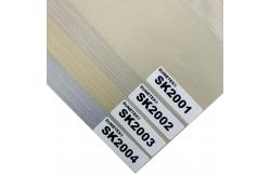 China Double Layer Day And Night Blind Zebra Curtain Fabric Roll Length 50m supplier