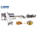 Industrial 500KG/H Potato Washing And Peeling Machine Slicing Making Machines for sale