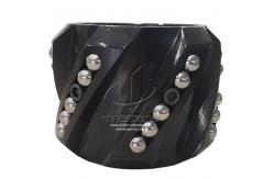 China Oilfield Solid Rigid Roller Centralizer With Spiral Vane supplier