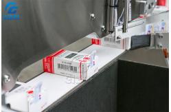 China Dual Corner Automatic Box Labeling Machine 120PPM Label Sealing Machine supplier