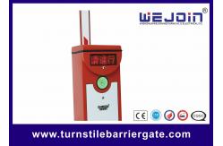 China Heavy Duty Parking Barrier Gate , Automatic Boom Barrier With Led Screen supplier