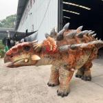 Customized Performance Realistic Animatronic Ankylosaurus Dinosaur Double Costume for sale