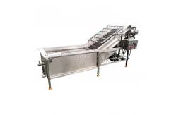 China SUS304 10TPH Fruit Vegetable Washing Machine Stepless Shift supplier