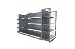 China Rustic Timber Display Shelves Dark Wood Display Shelves supplier