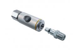 China 232psi 0.25'' Pneumatic Quick Coupling , NBR Air Hose Quick Connect Coupler supplier