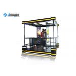 Funny Teamwork Multiplayer VR Shooting Game Machine With Vibrating Floor