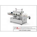Lube Oil Bottle Labeling Machine Front Back Two Sides