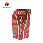 Logo Customization Liquid Spout Pouch With CMYK Color Reusable for sale