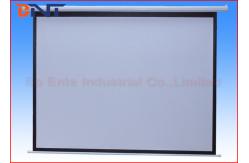 China 100 Inch Electric Projector Screen , Motorized Rear Projection Screen supplier