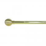 Multi Layer Ball Finial Pipe Curtain Rods Custom Anti Copper