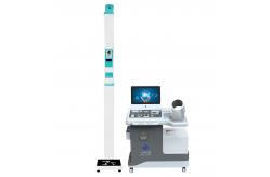 China Human Weighing Measuring Scale Kiosk 299 MmHg Height Weight Body Composition Monitor supplier