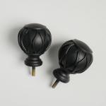 KIEI EP1022 Curtain Finial Hardware Precision Luxury Adjustable Pipe for sale
