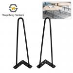 Gold & Black Hairpin Legs Modern V-Shaped Metal Support Feet for Cabinet Coffee Table & Furniture for sale