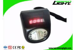 China 221lum 8000Lux Coal Miners Hat Light Waterproof Rechargeable Digital Screen Headlight supplier