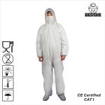 Nonwoven SPP Polypropylene Disposable Protective Coverall for Food Industry for sale