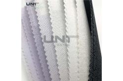 China Good Adhesive Cap Resin Shirt Interlining With PES LDPE Fusing supplier