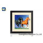 Horse Animal Design 3D / 5D Custom Lenticular Printing MET / PP Material for sale