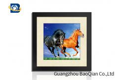 China Horse Animal Design 3D / 5D Custom Lenticular Printing MET / PP Material supplier