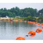 Customized Floating HDPE Pipe With Elongation At Break 400% Performance for sale