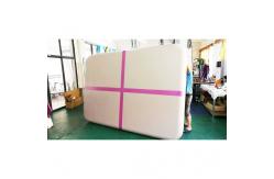 China 10ml Light Blue Inflatable Air Gymnastics Mats For P supplier